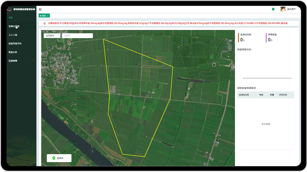 耕地质量监测管理系统